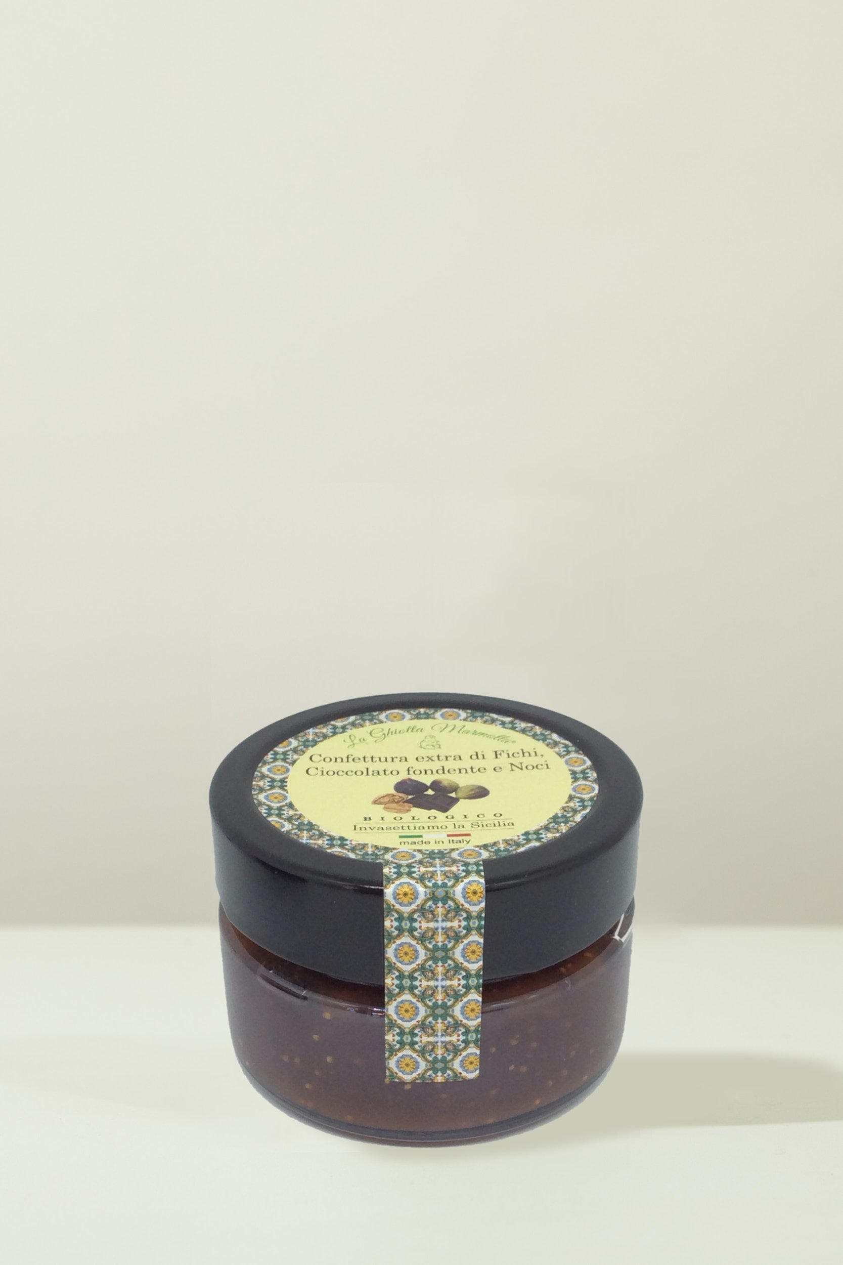 Confettura extra di fichi con cioccolato fondente e noci