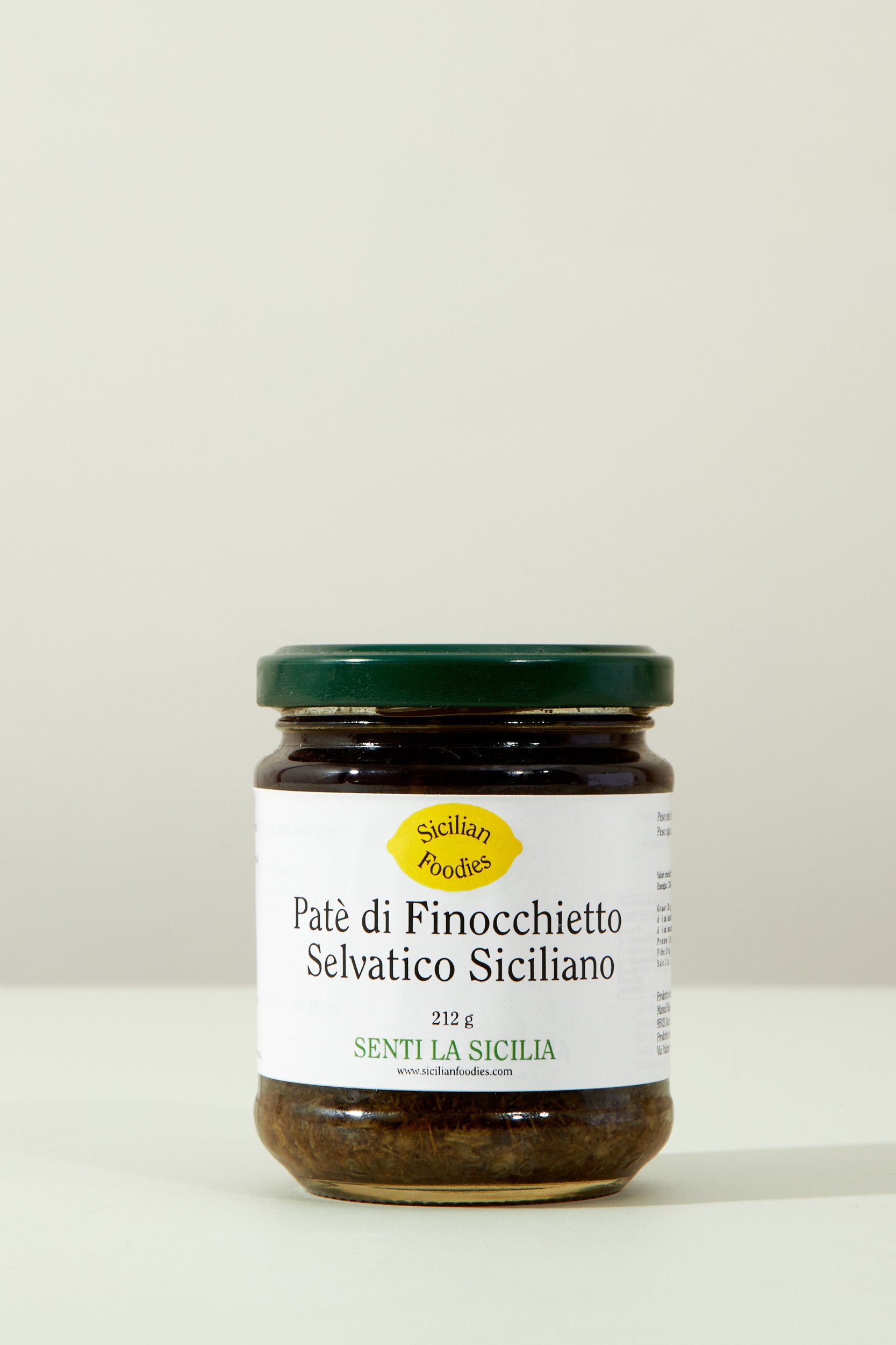 Patè di Finocchietto Selvatico Siciliano 212g