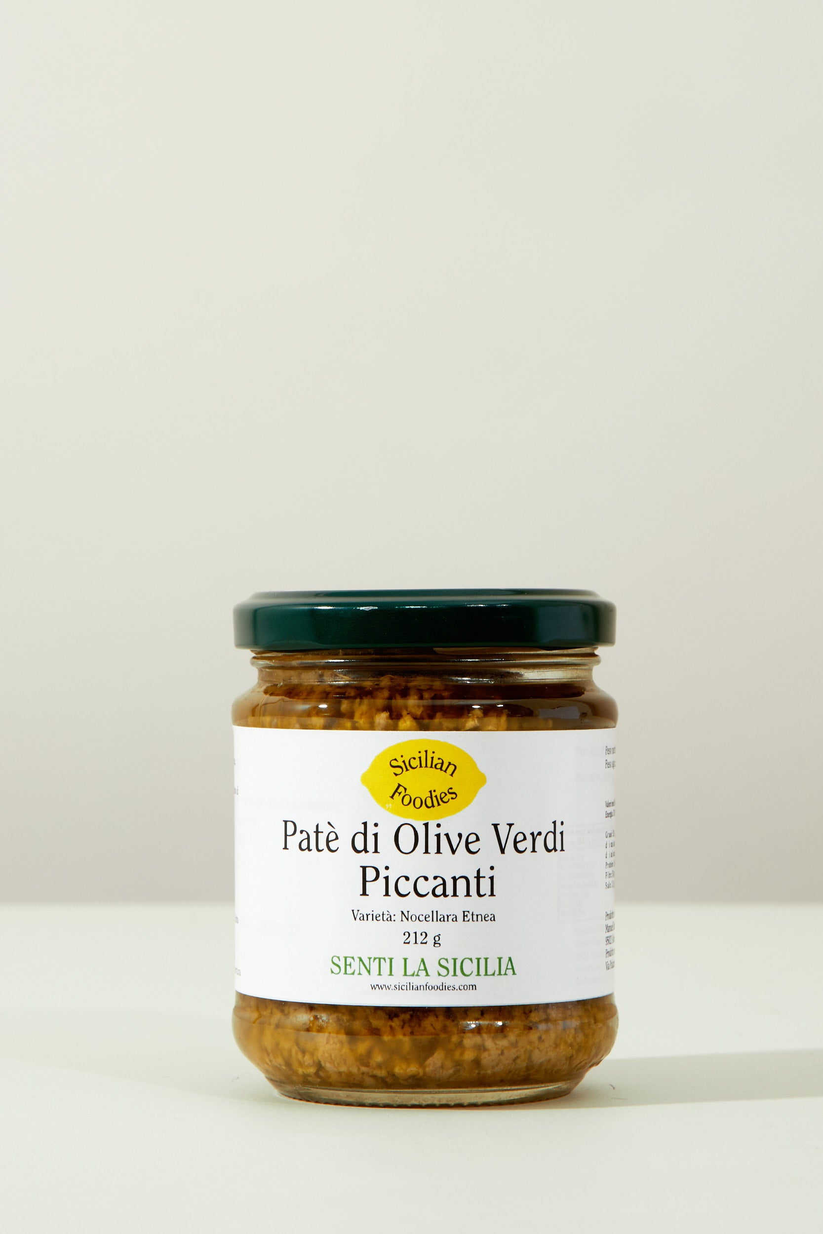 Patè di Olive Verdi Piccanti 212g